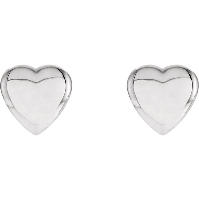Dareen Traditional Earrings in 9K White Gold