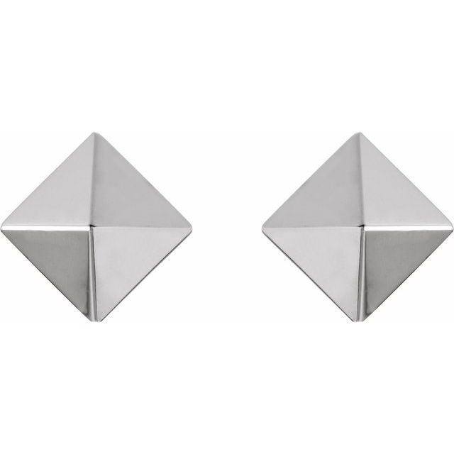 Darina Traditional Earrings in 9K White Gold