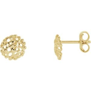 Dayvee Traditional Earrings in 9K White Gold