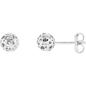 Dealla Traditional Earrings in 9K White Gold