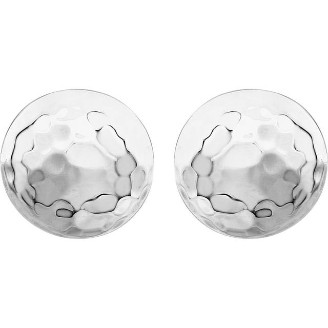 Deema Traditional Earrings in 9K White Gold