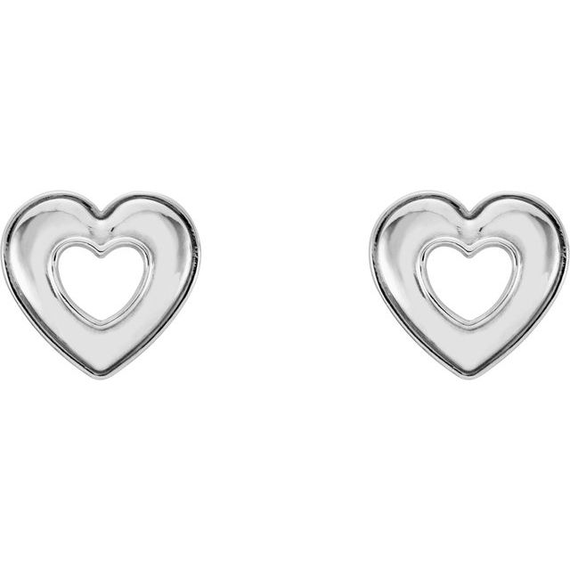 Defne Traditional Earrings in 9K White Gold