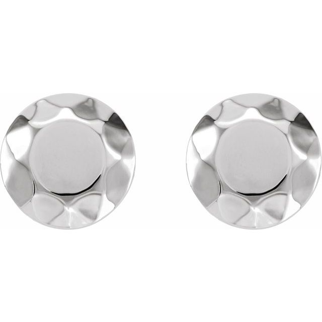 Daina Traditional Earrings in 9K White Gold