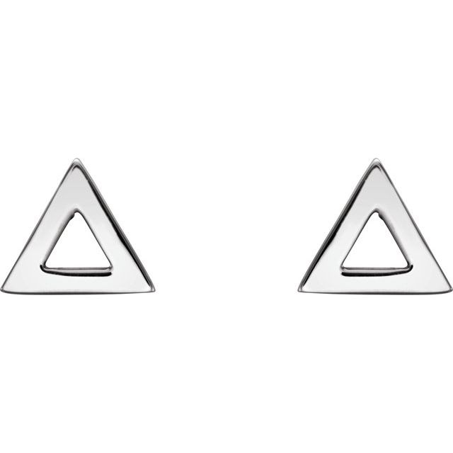 Danay Traditional Earrings in 9K White Gold