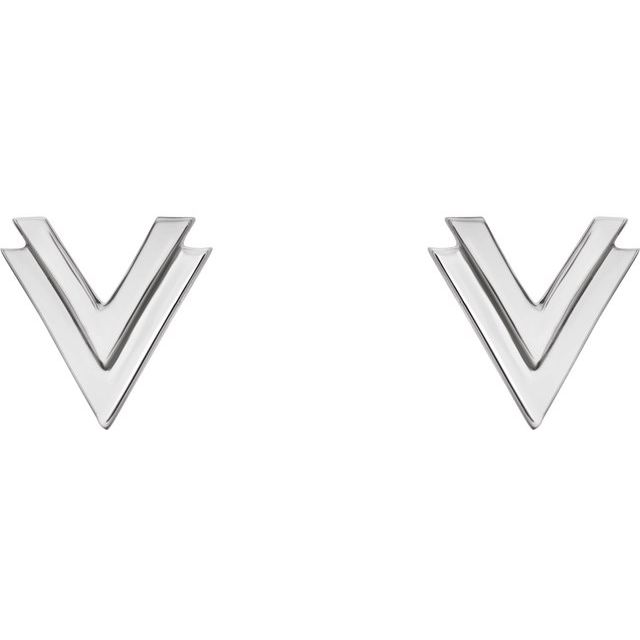 Daliana Traditional Earrings in 9K White Gold