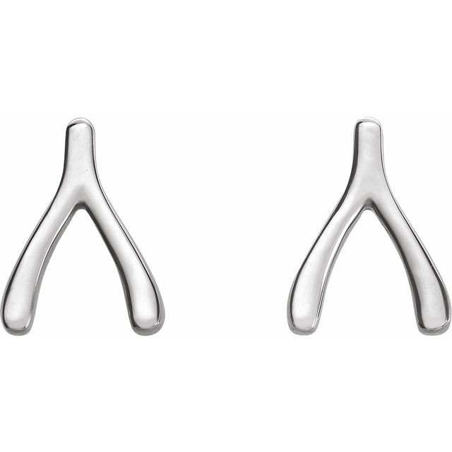 Dejanira Traditional Earrings in 9K White Gold