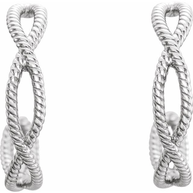 Disha Traditional Earrings in 9K White Gold