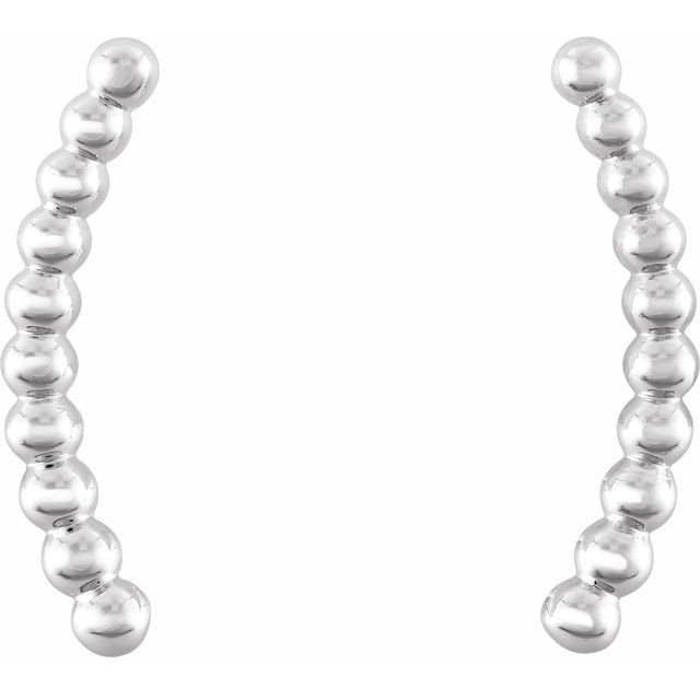 Drusilla Traditional Earrings in 9K White Gold