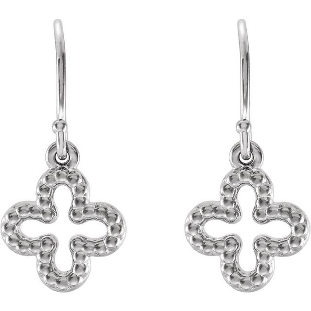 Daleah Traditional Earrings in 9K White Gold