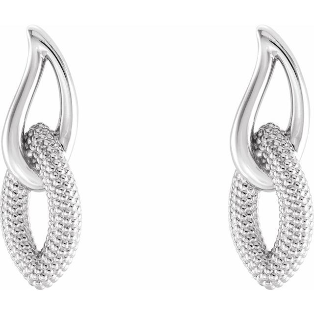 Dalina Traditional Earrings in 9K White Gold