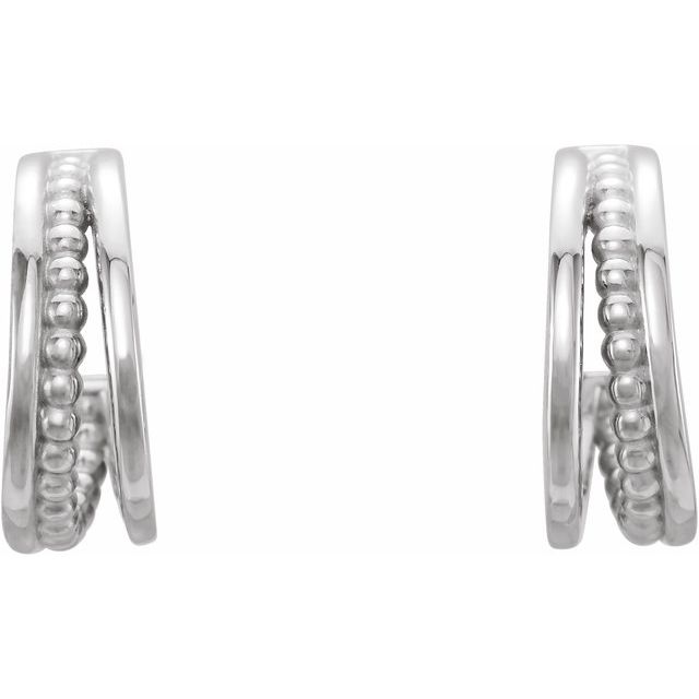Deliana Traditional Earrings in 9K White Gold