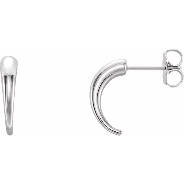 Dedra Traditional Earrings in 9K White Gold