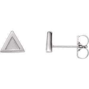 Delpha Traditional Earrings in 9K White Gold