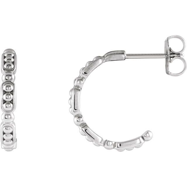 Doriana Traditional Earrings in 9K White Gold