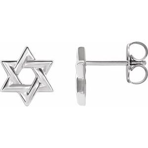 Demeter Traditional Earrings in 9K White Gold