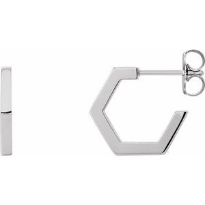 Dilwyn White Traditional Gold Earrings