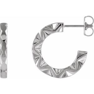 Dipta Traditional Earrings in 9K White Gold