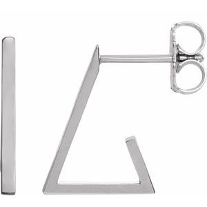 Doutzen Traditional Earrings in 9K White Gold