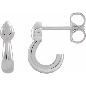 Drifa Traditional Earrings in 9K White Gold