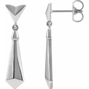 Deshna Traditional Earrings in 9K White Gold