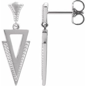Doralis Traditional Earrings in 9K White Gold