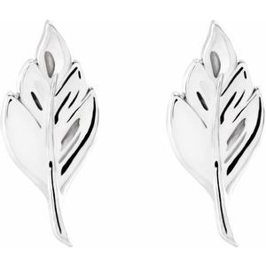 Derora Traditional Earrings in 9K White Gold