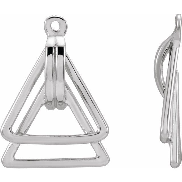 Dominika Traditional Earrings in 9K White Gold