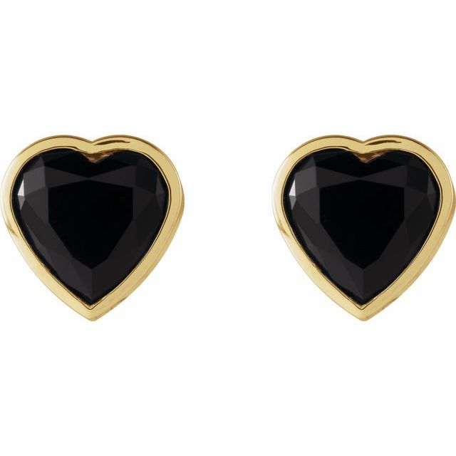 Stefenna Black Bezel  Diamond Earrings