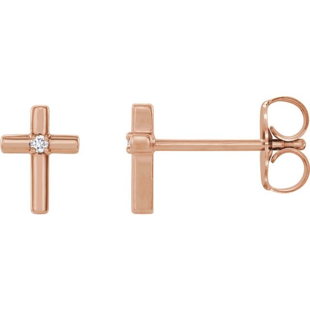 0.1 Ct Lab-Created Round Cut Payram  Studs Diamond Earrings in Silver 925