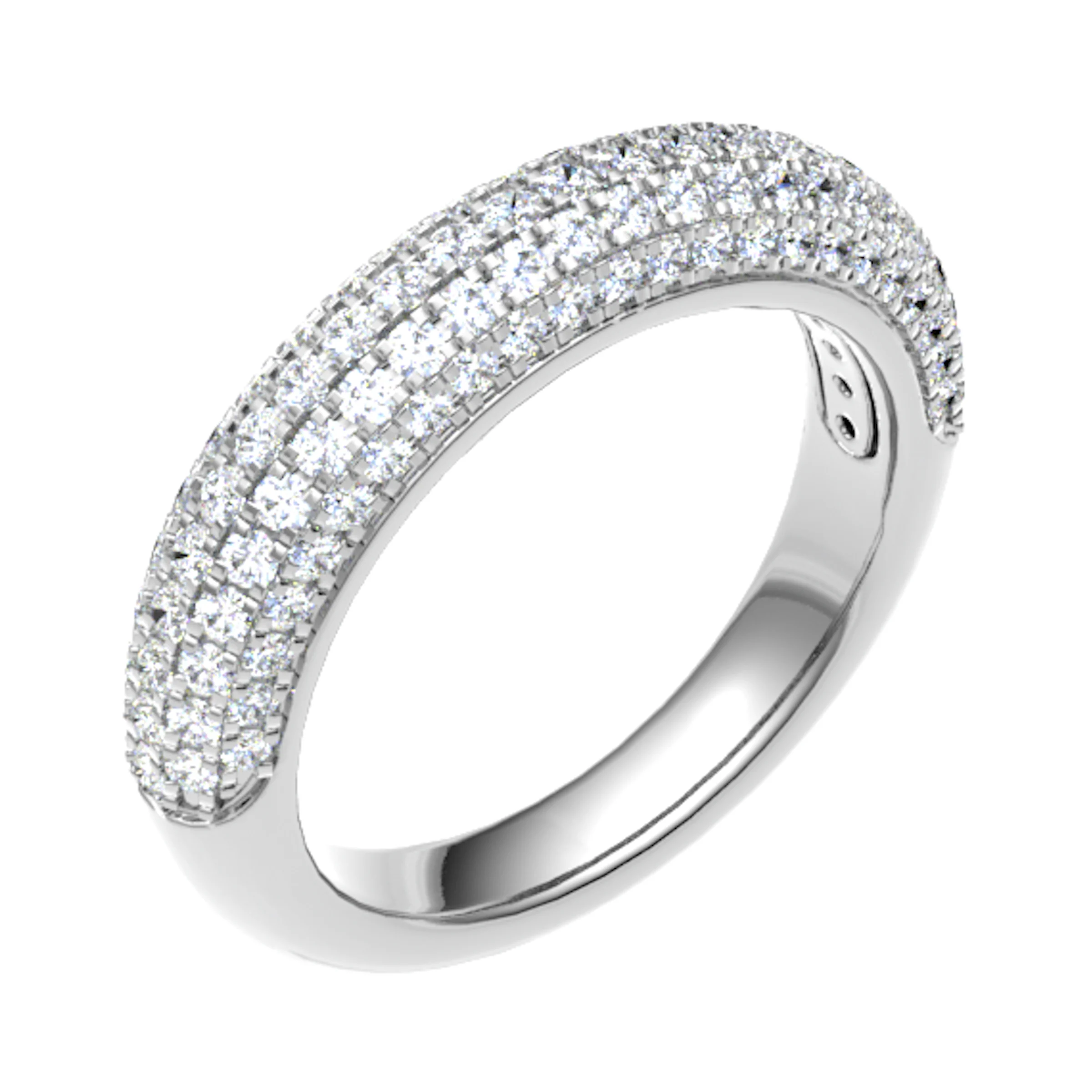 Eluyua Natural Prong  Diamond Ring