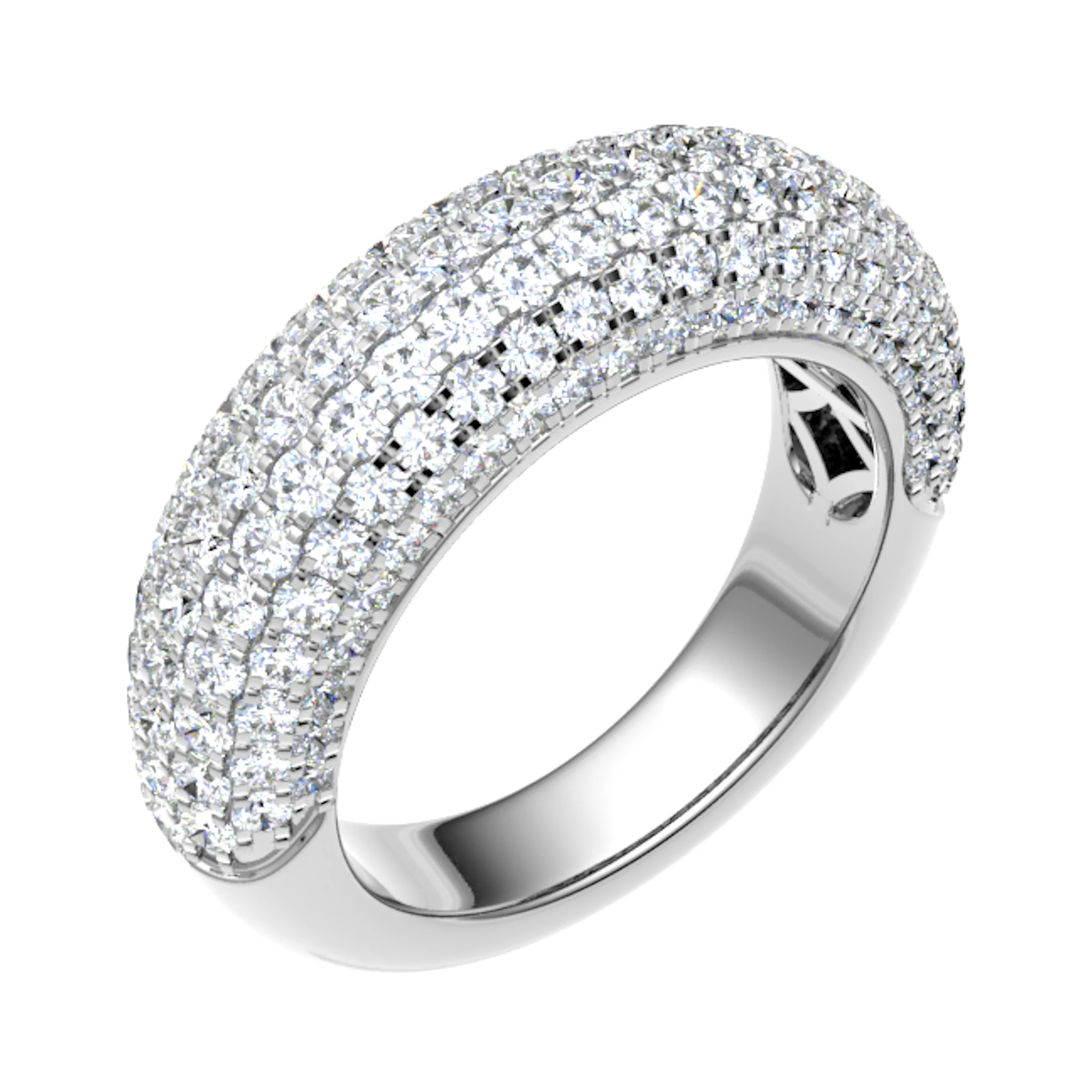 Elvyne Natural Prong  Diamond Ring