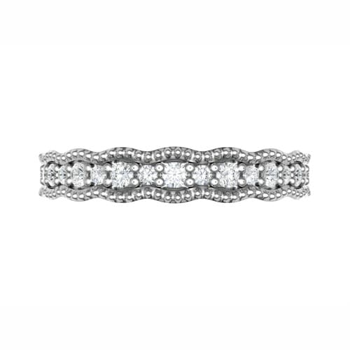 Eadlyn Natural Pave Set  Diamond Ring
