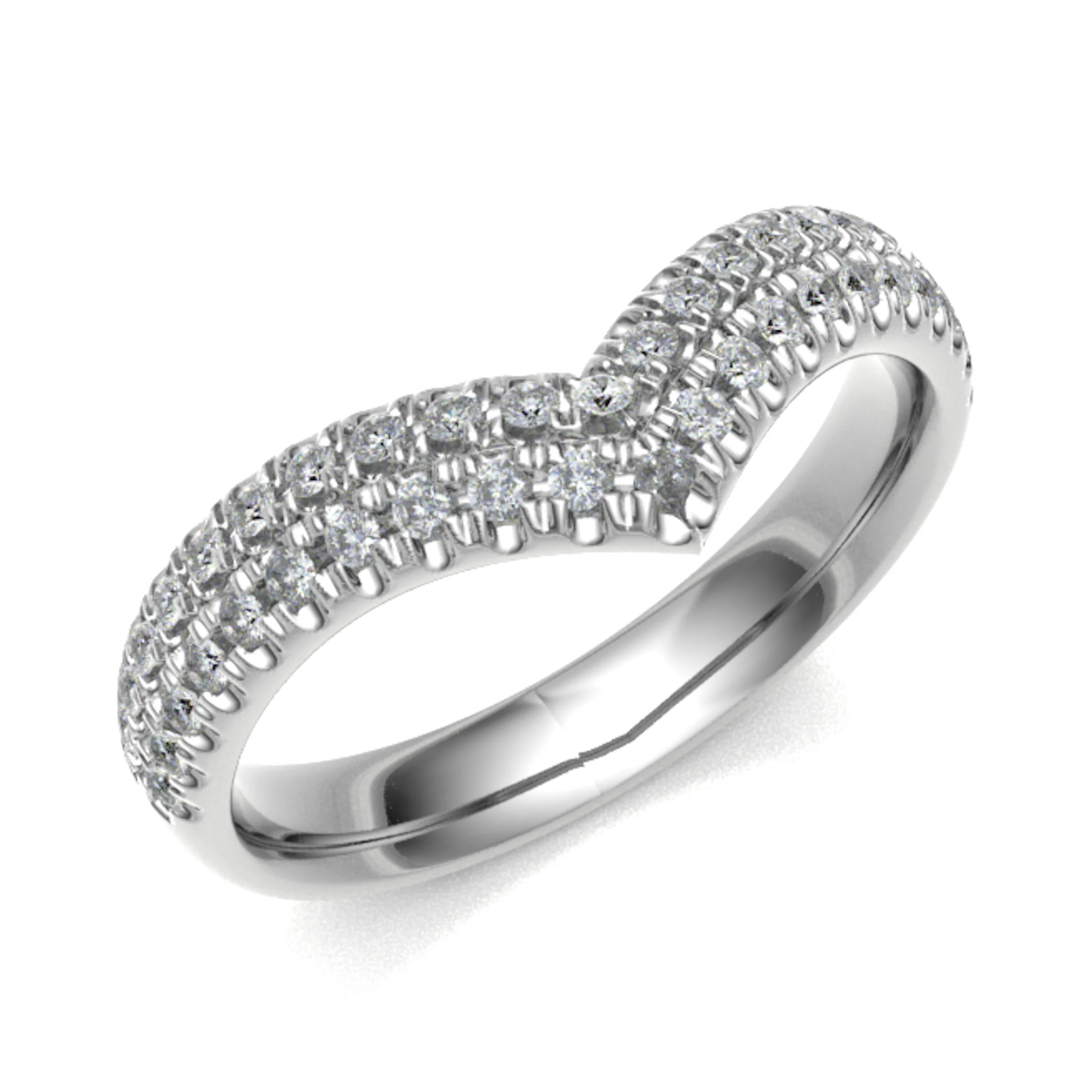Elletta Natural Prong  Diamond Ring