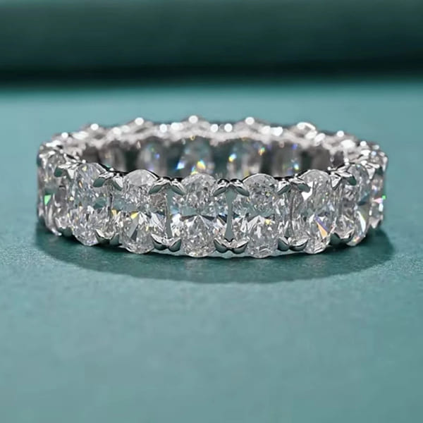 Lata Lab-Created Claw Prong Set Diamond Ring