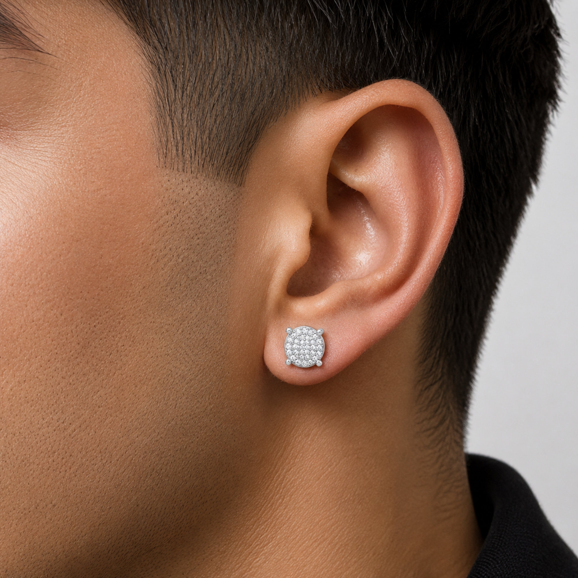 Claw Prong Men's Diamond Earrings | Sunshine Diamonds