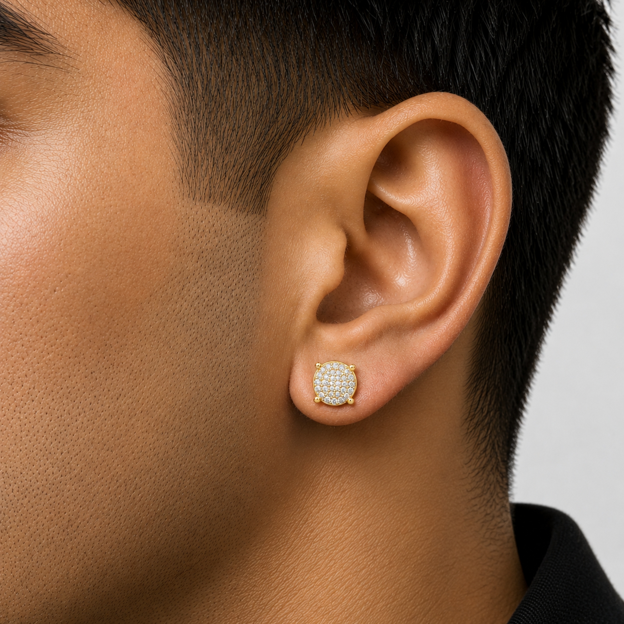 Claw Prong Men's Diamond Earrings | Sunshine Diamonds