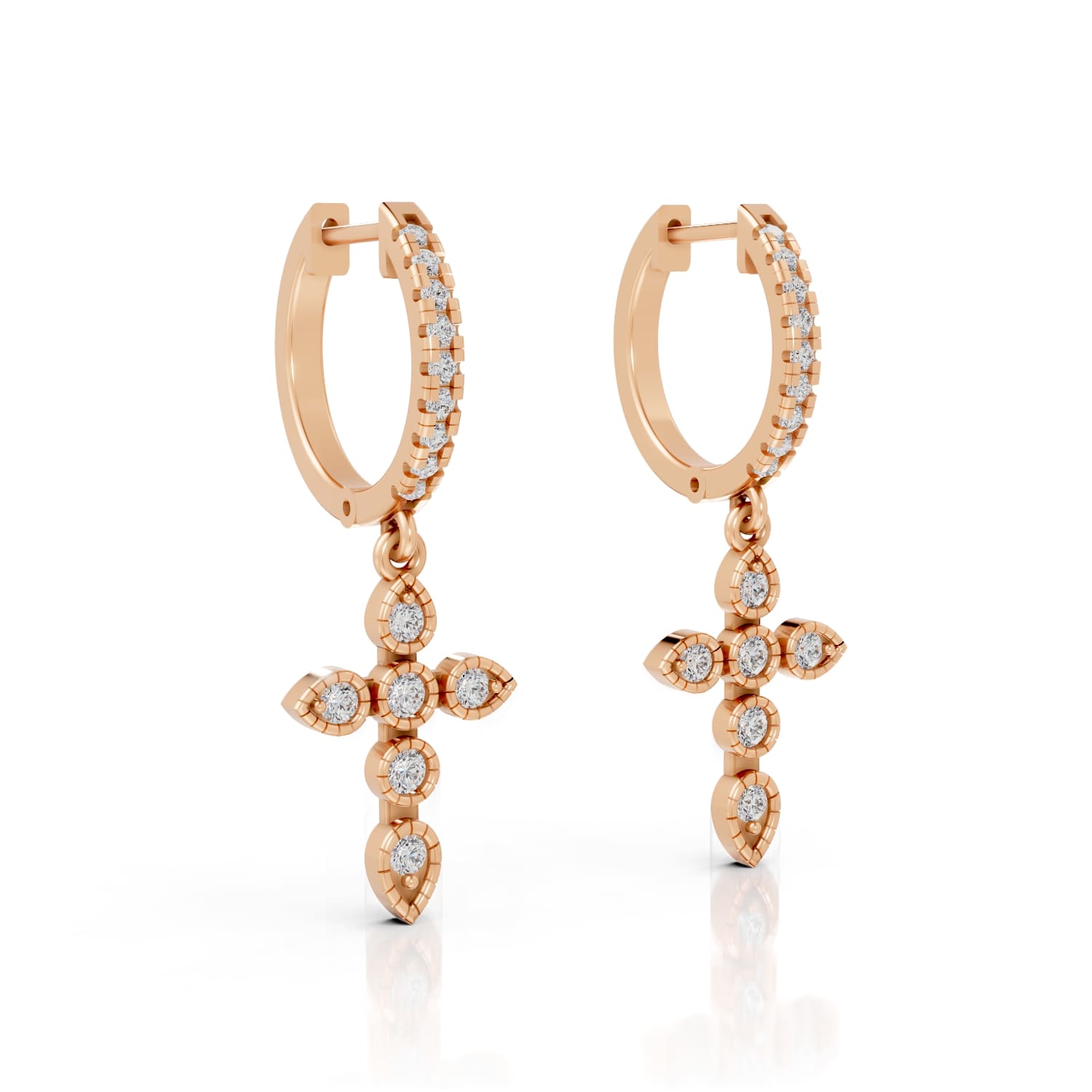 Alvreta Natural Prong Set Diamond Earrings