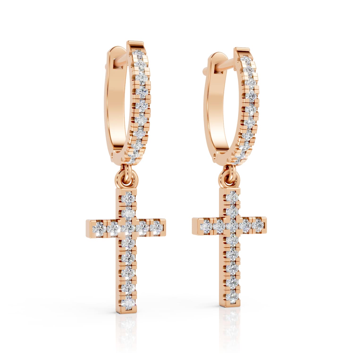 Albreta Natural Prong Set Diamond Earrings