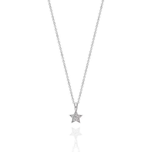 0.21 Ct Lab-Created Diamond Round Cut Vaarida  Chain Necklaces in Silver 925
