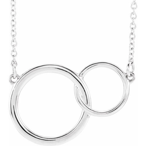 Velora Chain Necklaces in 18K White Gold