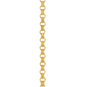 Adam Yellow Gold 1.1MM Sterling Silver Necklace