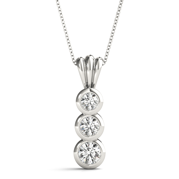 Bentley Natural Diamond Bezel Set Necklace