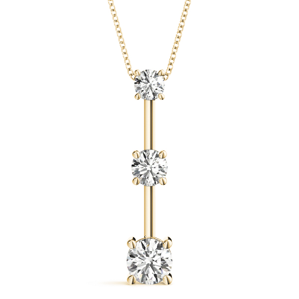 Jaxson Natural Diamond Prong Set Necklace