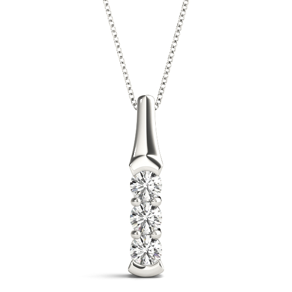 Brandon Natural Diamond Prong Set Necklace