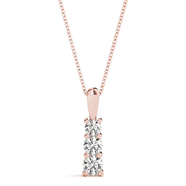 Stanley Natural Diamond Prong Set Necklace