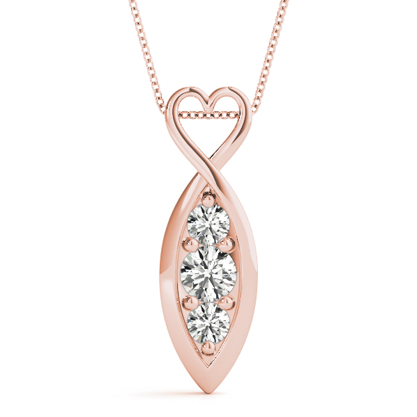 0.24 Ct Lab-Created Diamond Round Cut Enzo  Designer Pendants Necklaces in Silver 925