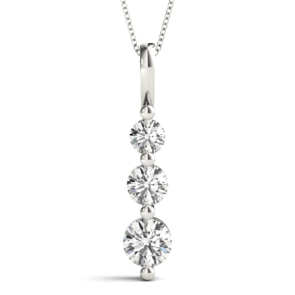 Fenn Natural Diamond Prong Set Necklace