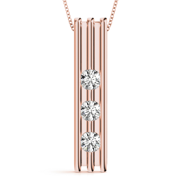 Parry Natural Diamond Bezel Set Necklace