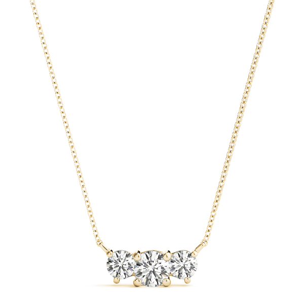 Lab-Created Diamond Round Cut Brian Designer Pendants Necklaces in Silver 925