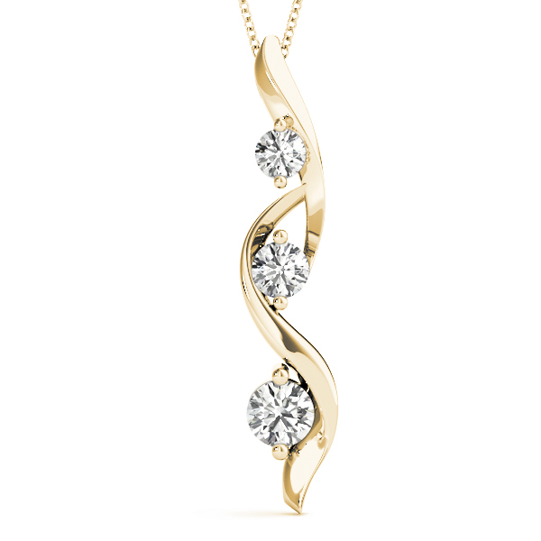 Archie Natural Diamond Prong Set Necklace